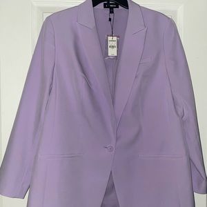 Express pastel purple large blazer
